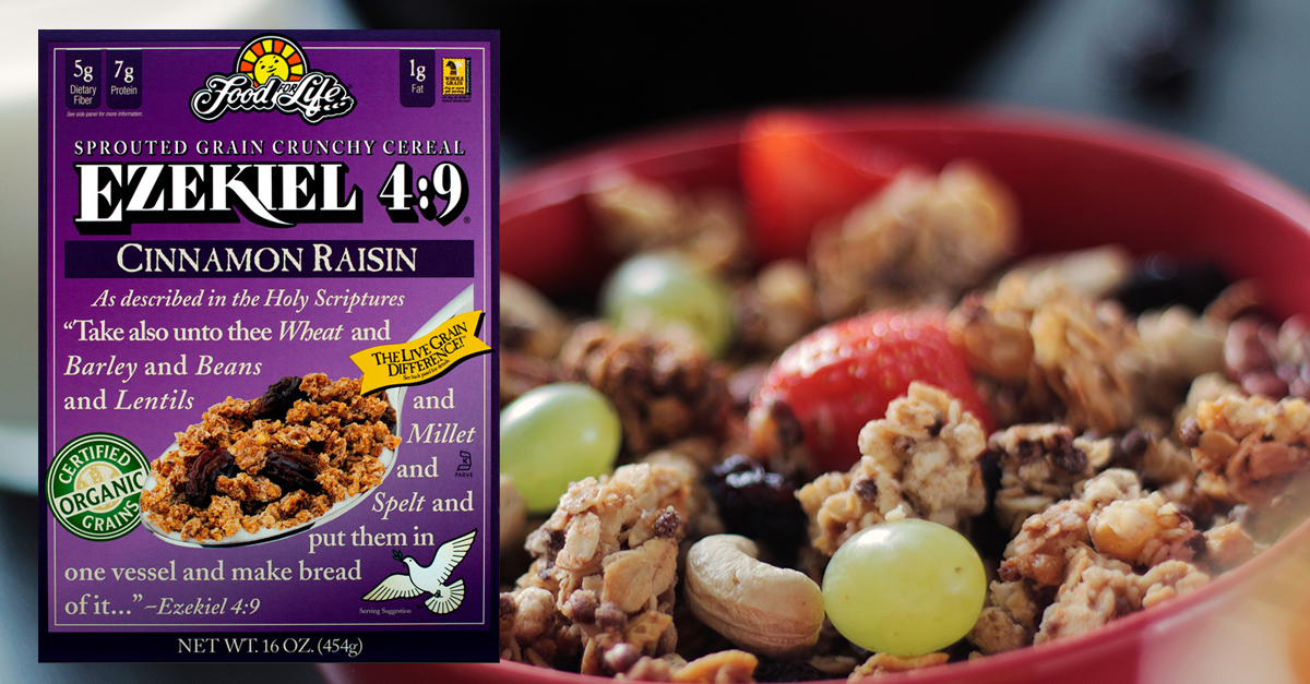 Healthy Whole Grain Cereal, in the form of Sprouted Grains Healthy Whole Grain Cereal, in the form of Sprouted Grains