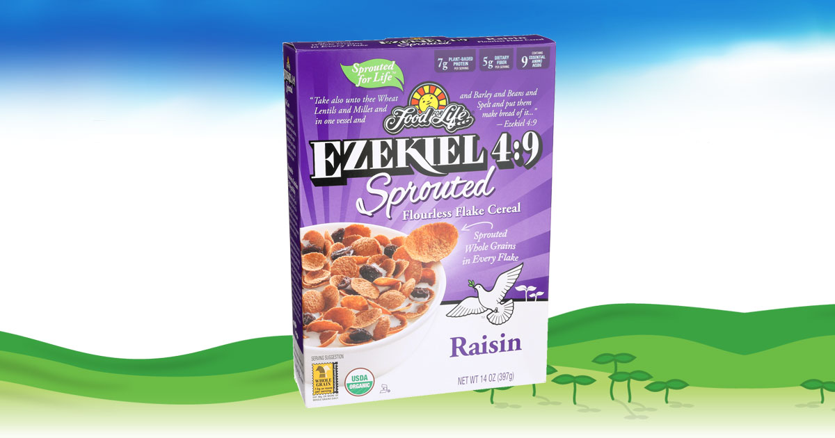 Ezekiel 49 Raisin Flake Cereal Food For Life Healthy Cereal