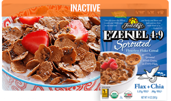 Ezekiel 4:9 Flax & Chia Sprouted Flake Cereal | Food For Life