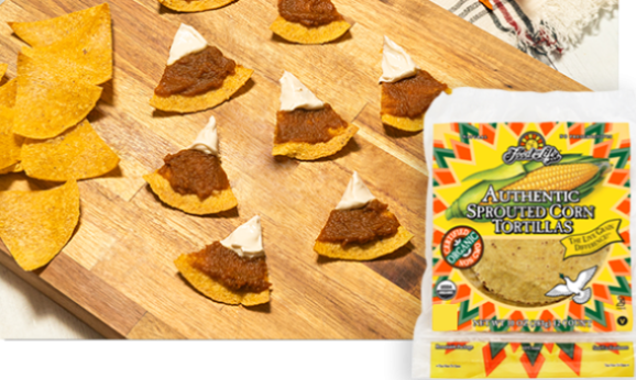 Pumpkin Cheesecake "Candy Corn" Tortilla Bites | Food For Life | Healthy Recipes