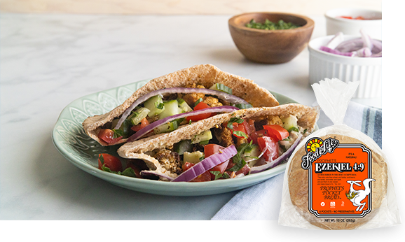 Za'atar Roasted Cauliflower Pita with Baba Ghanoush | Food For Life | Healthy Recipes