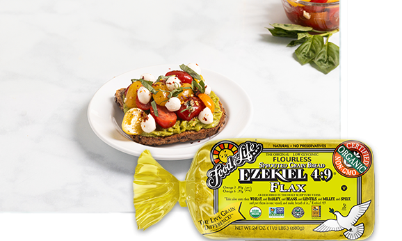 Caprese Avocado Toast with Marinated Tomatoes | Food For Life | Healthy Recipes