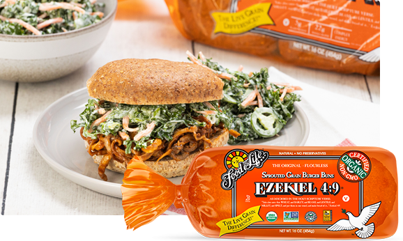 BBQ Pulled Mushroom Sandwiches with Spicy Kale Slaw | Food For Life | Healthy Recipes