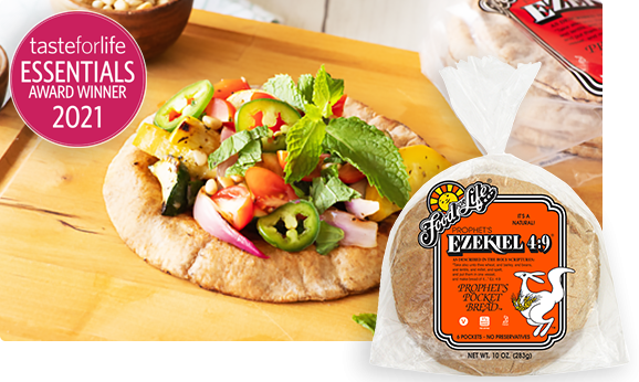 Grilled Summer Vegetable Flatbreads | Food For Life | Healthy Recipes