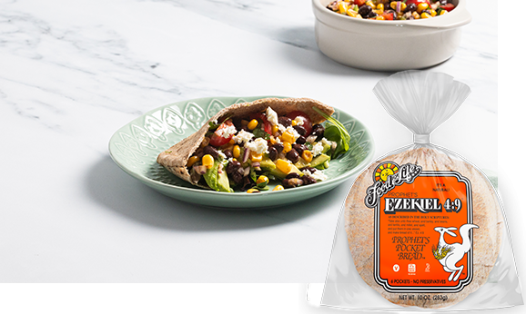 Black Bean Pita Pockets | Food For Life | Healthy Recipes