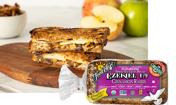 Cinnamon Raisin Apple Pie Panini | Food For Life | Healthy Recipes