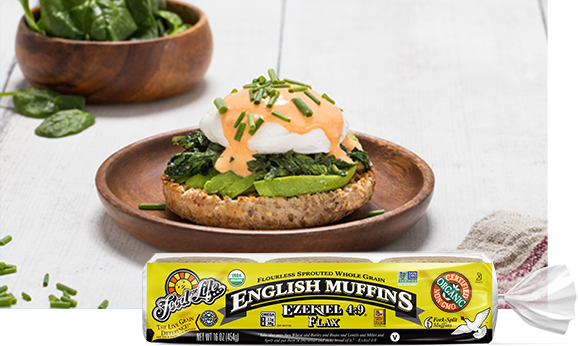 Roasted Red Pepper Veggie Eggs Benedict | Food For Life | Healthy Recipes