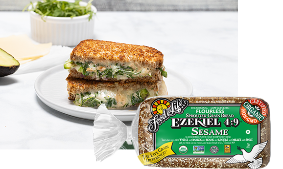 Chipotle Avocado Arugula Melt | Food For Life | Healthy Recipes