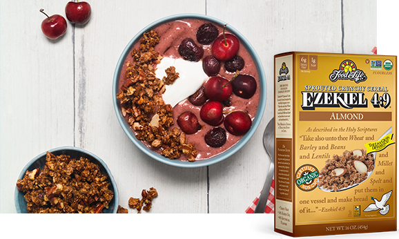 Cherry Crisp Summer Smoothie Bowl | Food For Life | Healthy Recipes