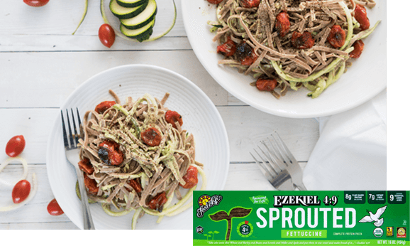 Fettuccine with Zoodles and Creamy Avocado Sauce | Food For Life | Healthy Recipes