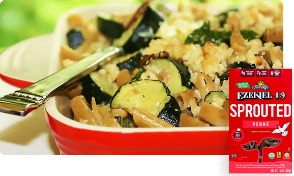 Whole Grain Penne with Roasted Zucchini & Shitake | Food For Life