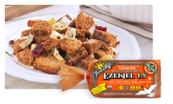 Ezekiel 4:9 Apple Cranberry Stuffing | Food For Life | Healthy Recipes