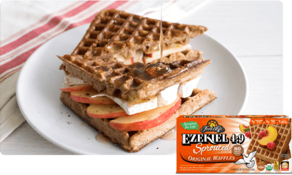Brie and Apple Waffle Sandwich | Food For Life | Healthy Recipes