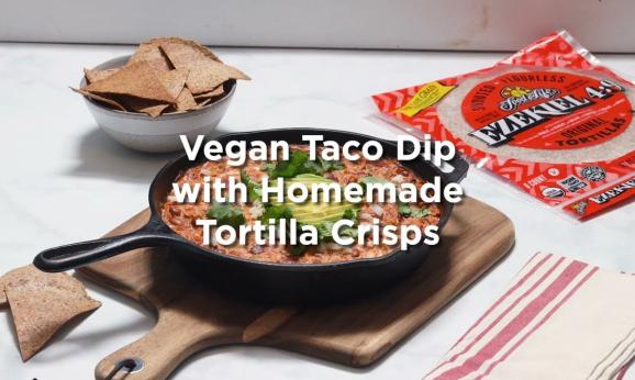 Embedded thumbnail for Vegan Taco Dip with Homemade Tortilla Crisps