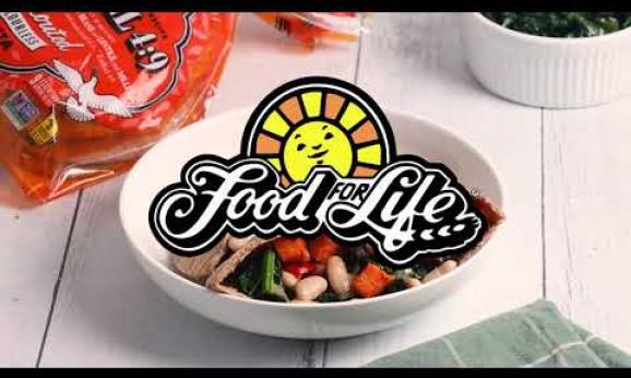 Embedded thumbnail for Warm Roasted Veggies &amp;amp; White Bean Stuffed Ezekiel 4:9 Organic Sprouted Flourless Pitas