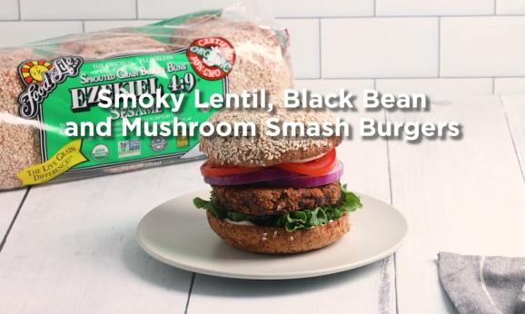 Embedded thumbnail for Smoky Lentil, Black Bean, and Mushroom Smash Burgers