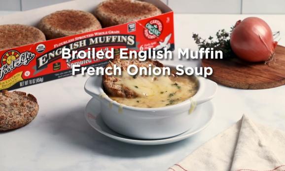 Embedded thumbnail for Broiled English Muffin French  Onion Soup