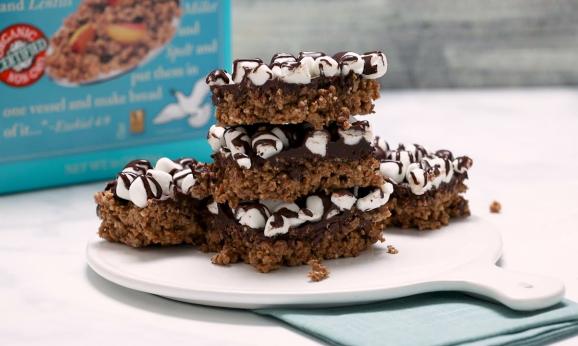Embedded thumbnail for No-Bake Almond Butter S&amp;#039;mores Cereal Bars